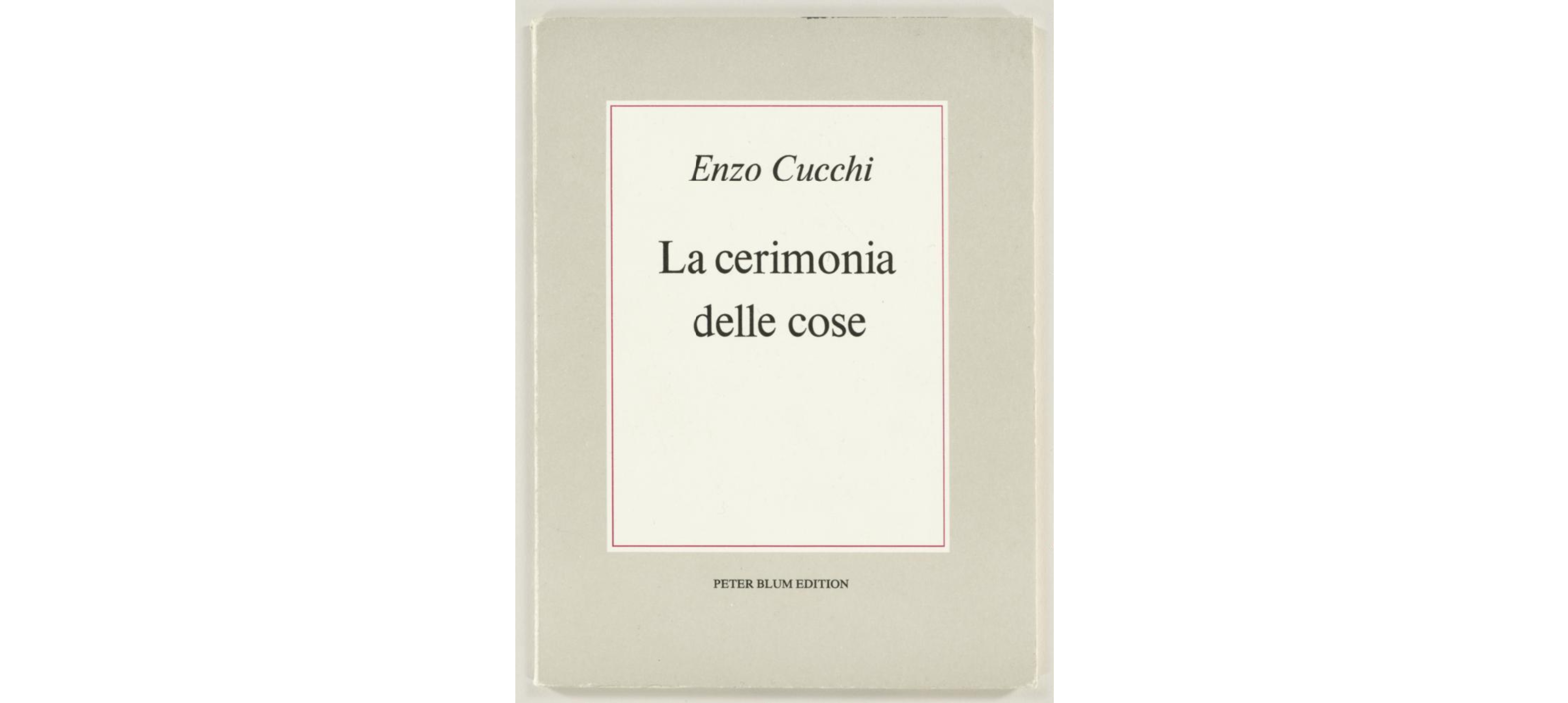La Cerimonia delle Cose