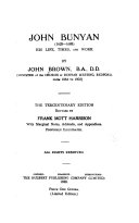 John Bunyan: His Life, Times and Work