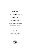Sacred Monsters, Sacred Masters: Beaton, Capote, Dalí, Picasso, Freud, Warhol, and More
