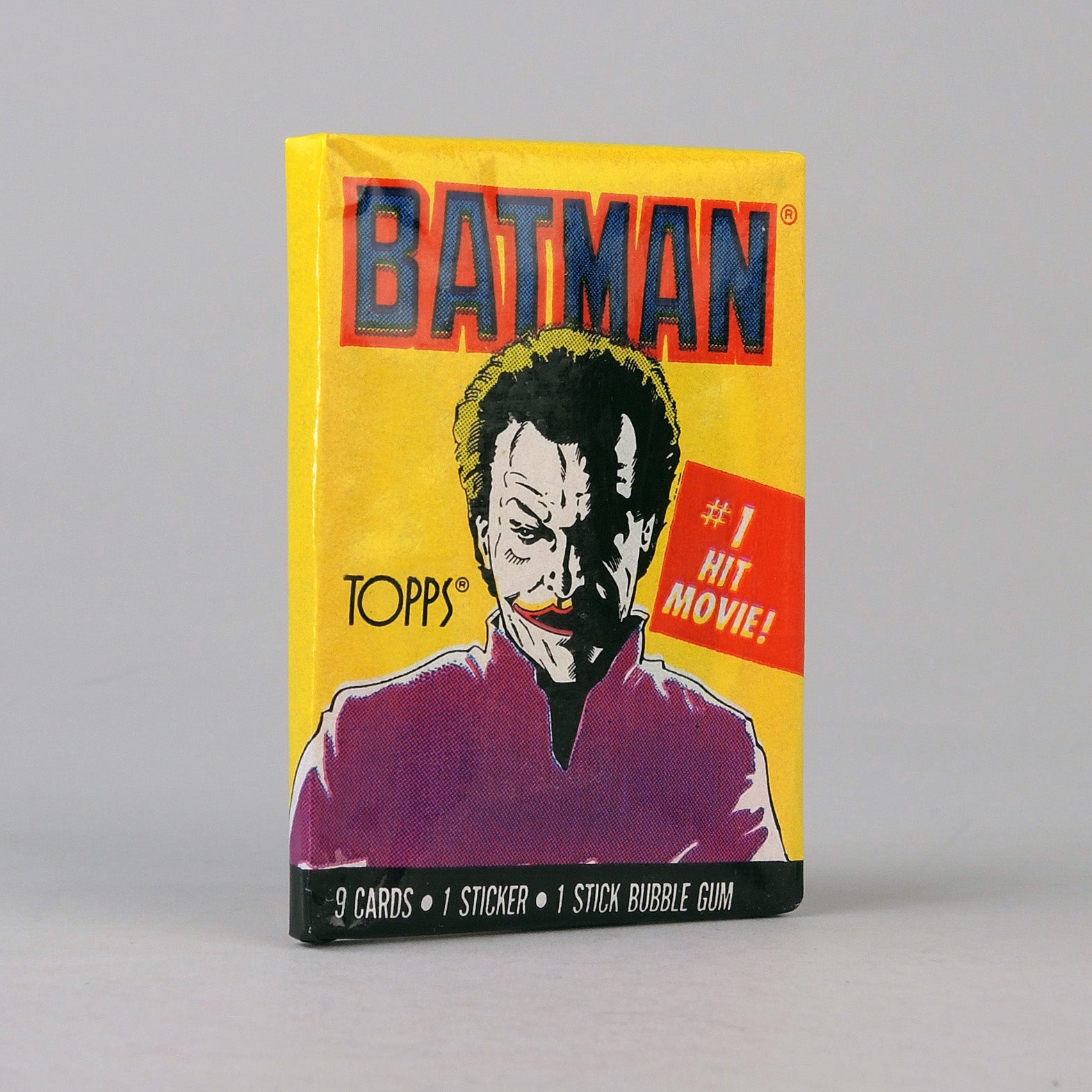 1989 Topps Batman Trading Card, 1st Series – Joker Wrapper