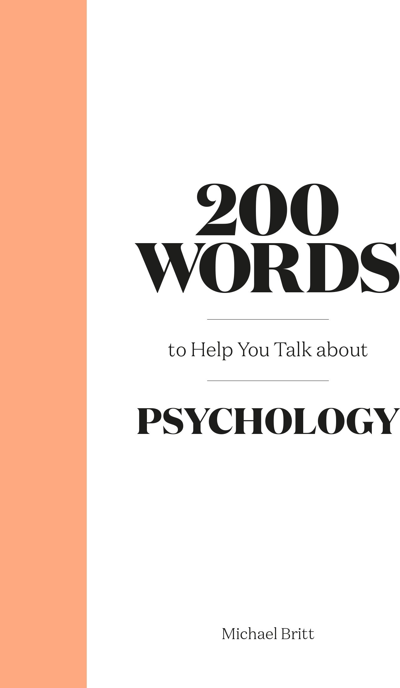 200 Words to Help You Talk About Psychology