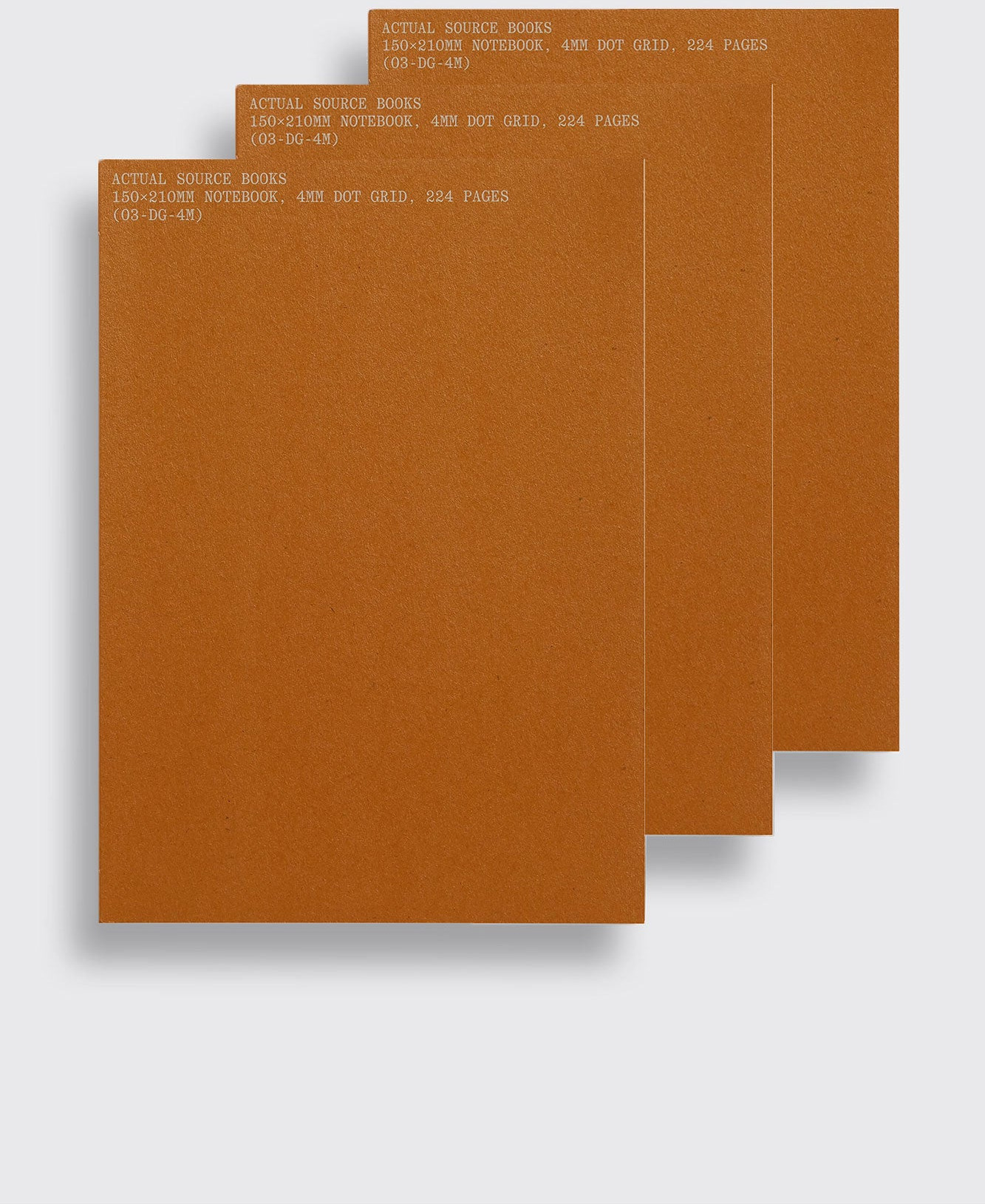 4MM Dot Grid Notebook 3 Pack