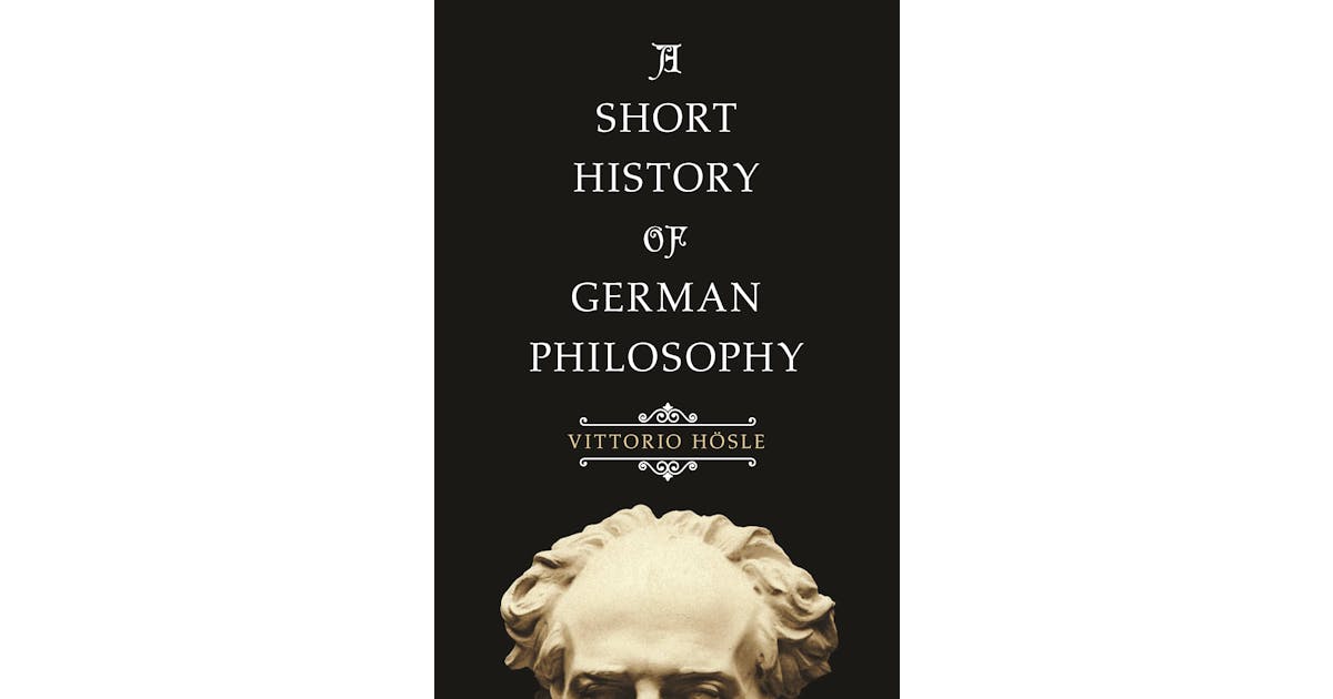 A Short History of German Philosophy cover