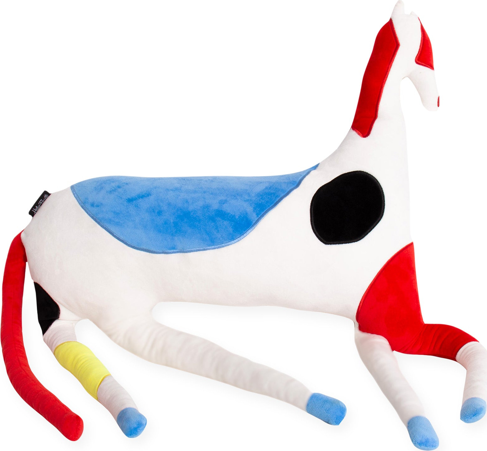 Abstract Horse Throw Pillow