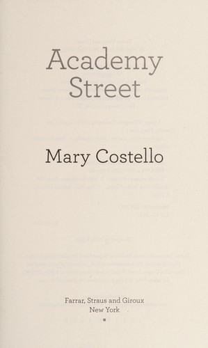 Academy Street cover