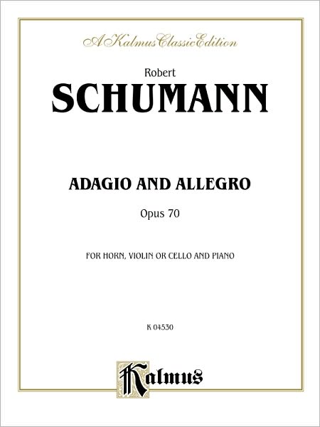 Adagio and Allegro, Op. 70: Part(s) cover