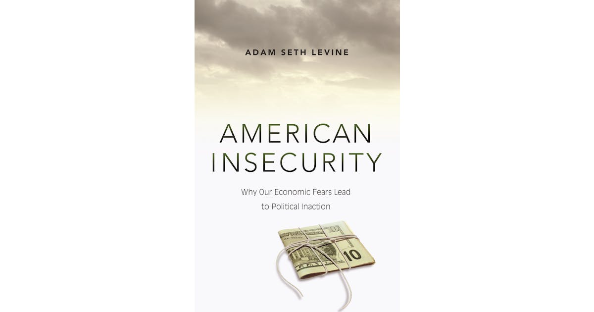 American Insecurity: Why Our Economic Fears Lead to Political Inaction cover