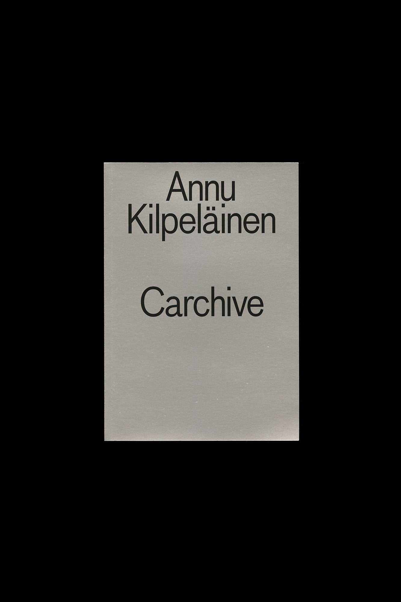 Annu Kilpeläinen: Carchive