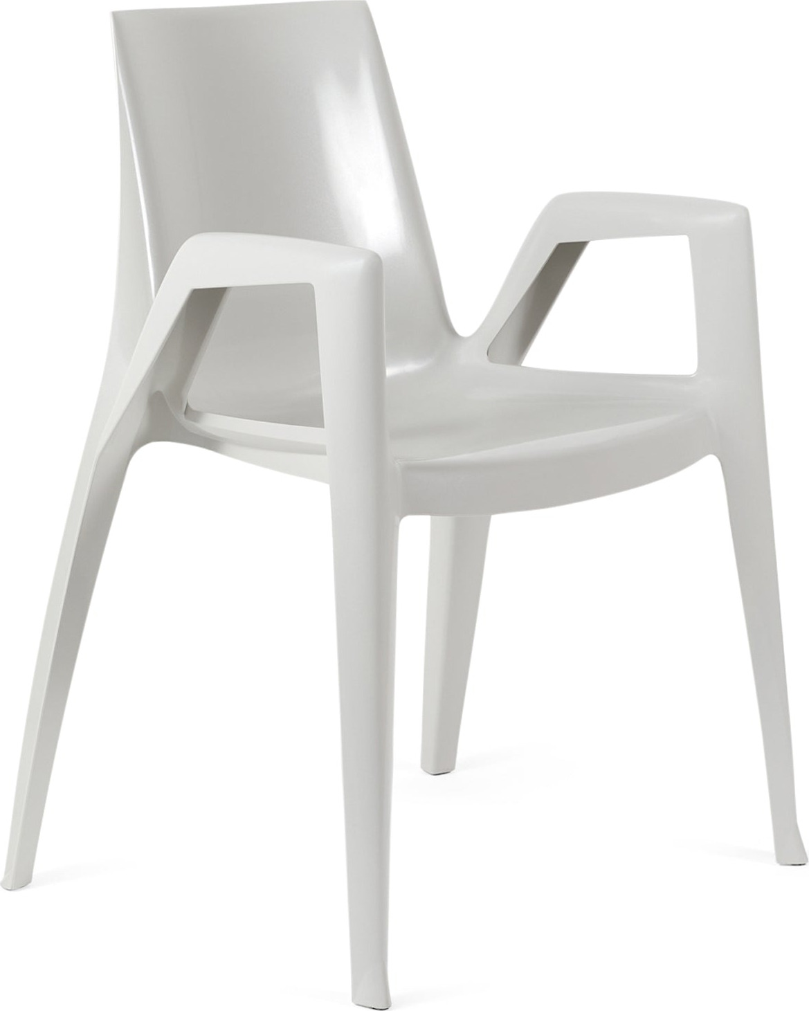 ArcoBellini Stacking Chair from Heller – Gray Pearl