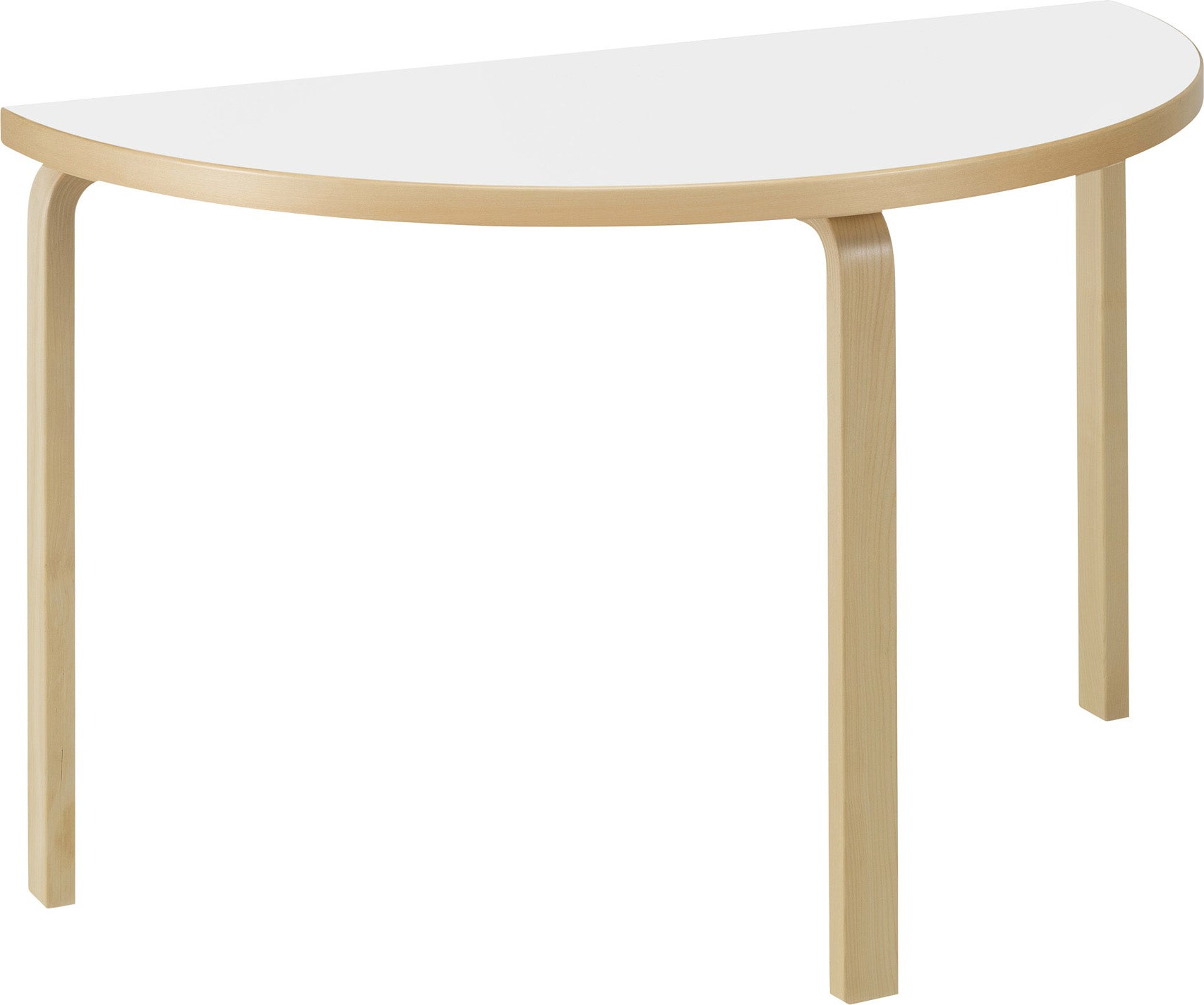 Artek Aalto Half-Round Table 95 – Birch
