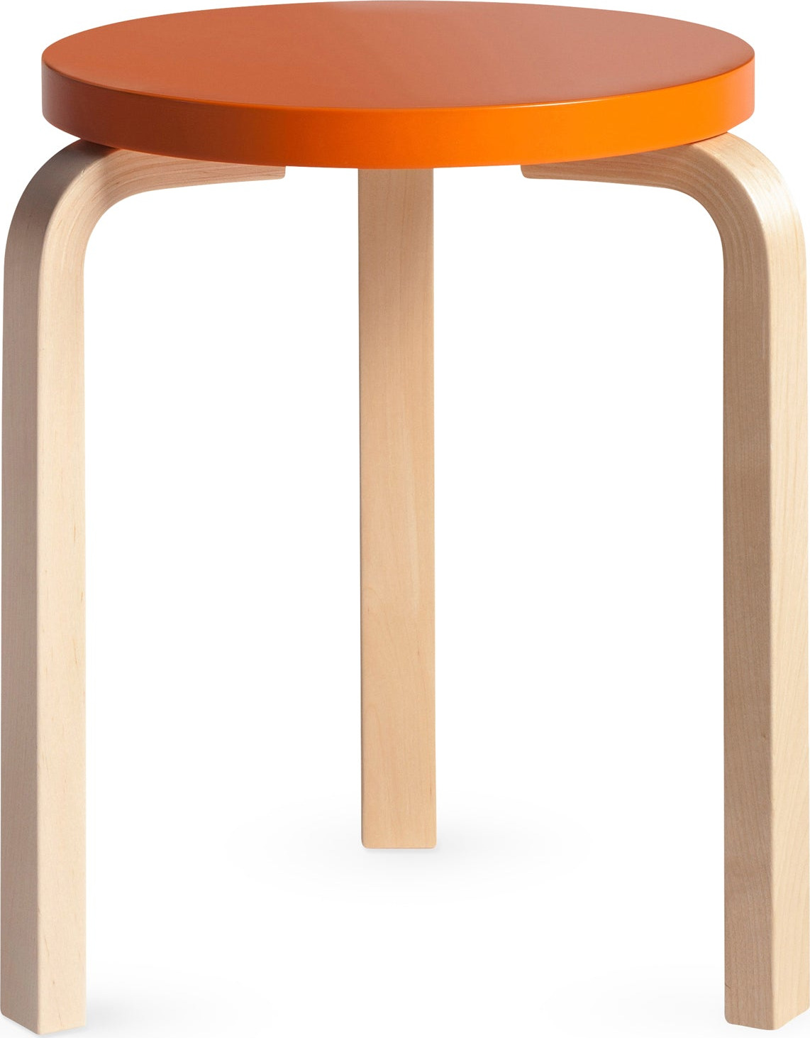 Artek Aalto Stacking Stool 60 – Orange