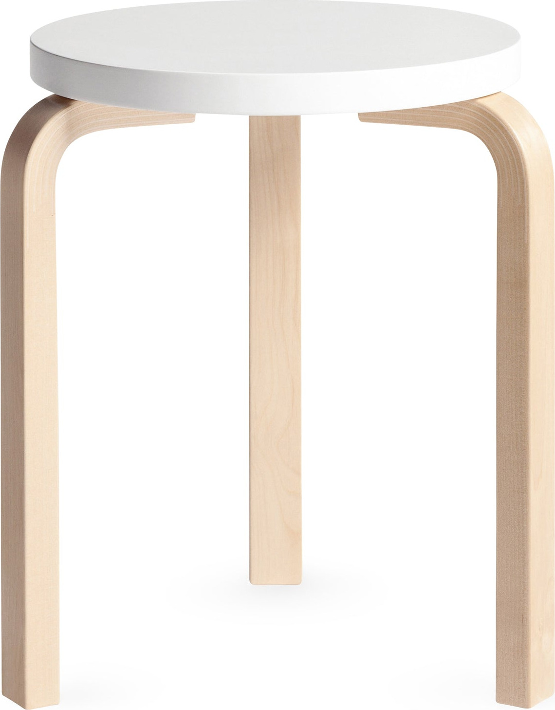 Artek Aalto Stacking Stool 60 – White