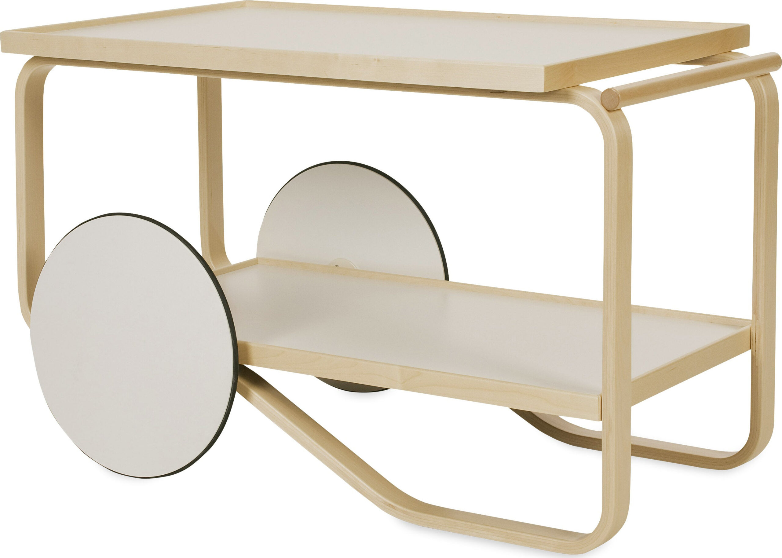 Artek Aalto Tea Trolley 901 – White/ Birch