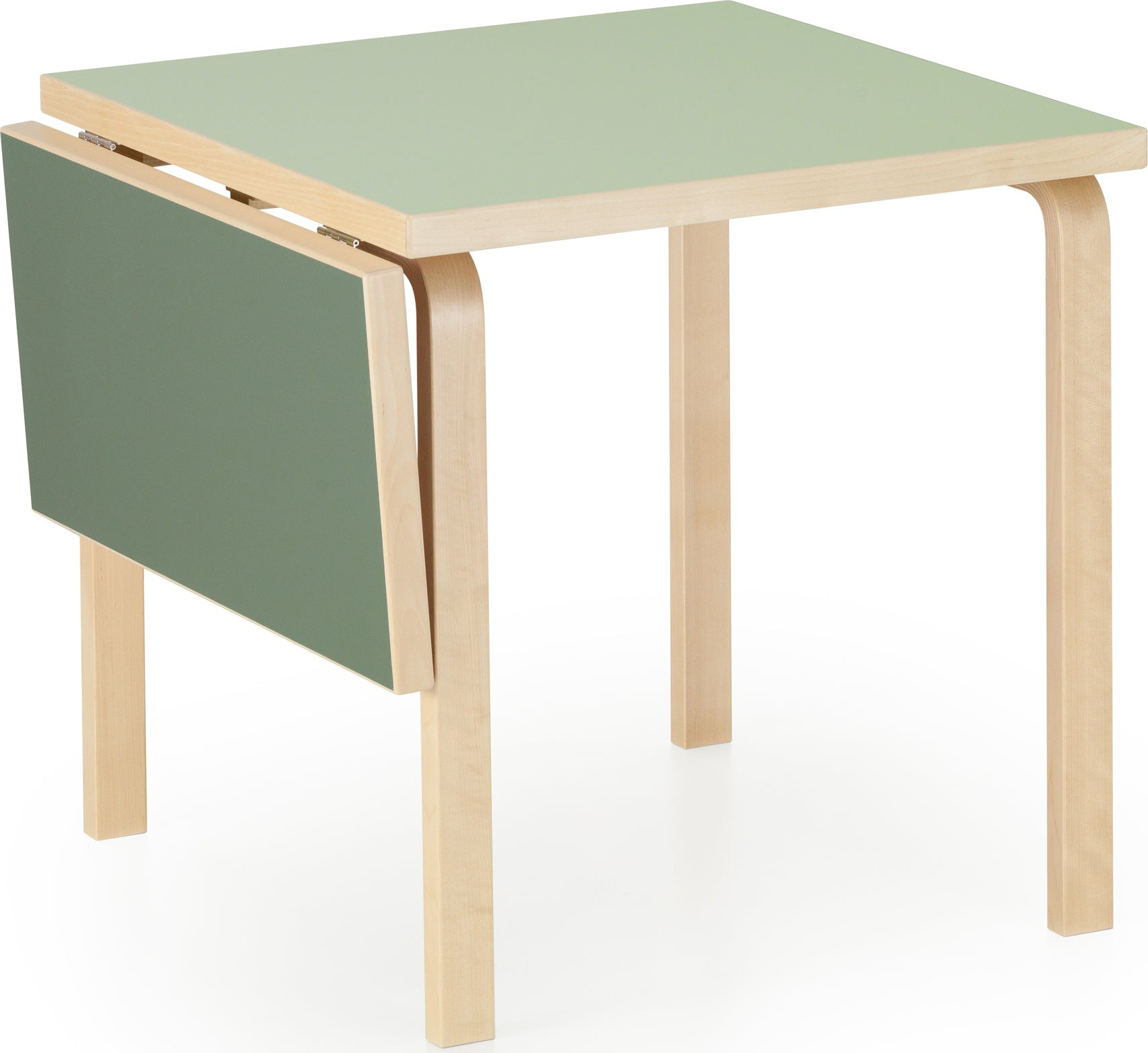 Artek Alvar Aalto Drop-Leaf Table – Pistachio/ Olive