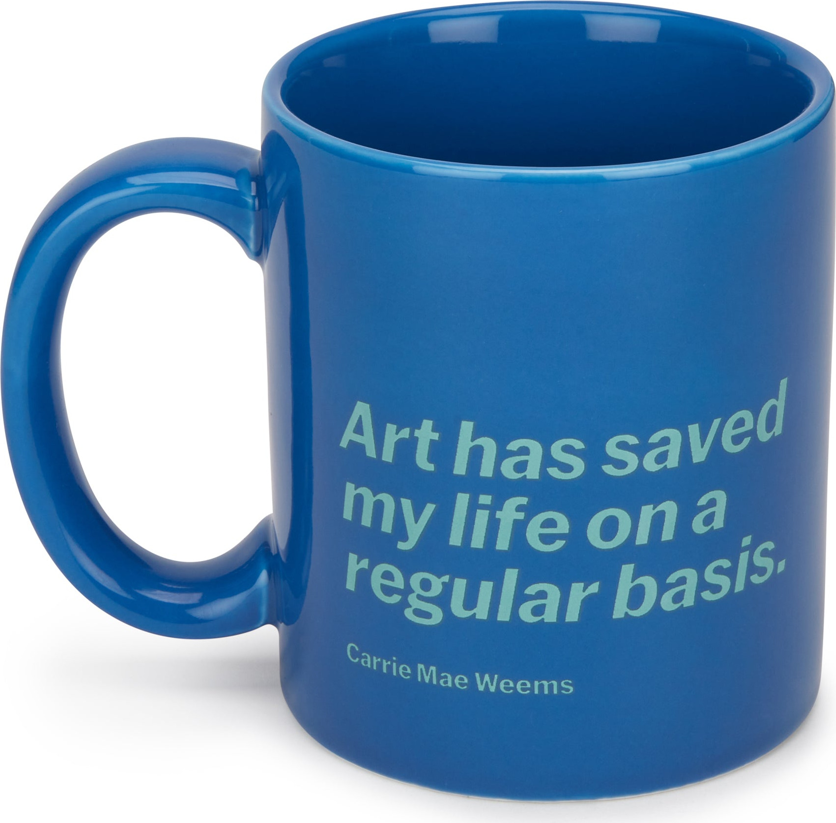 Artist Quote Ceramic Mug – Blue