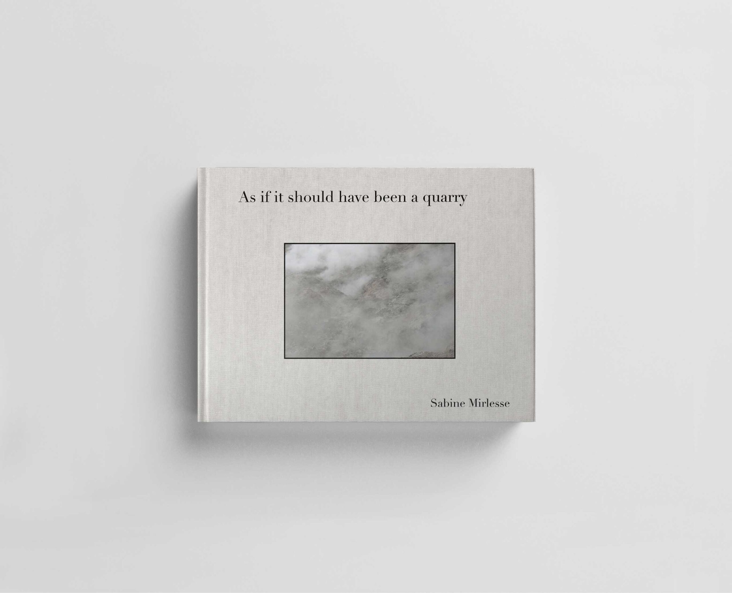 As if it should have been a quarry cover