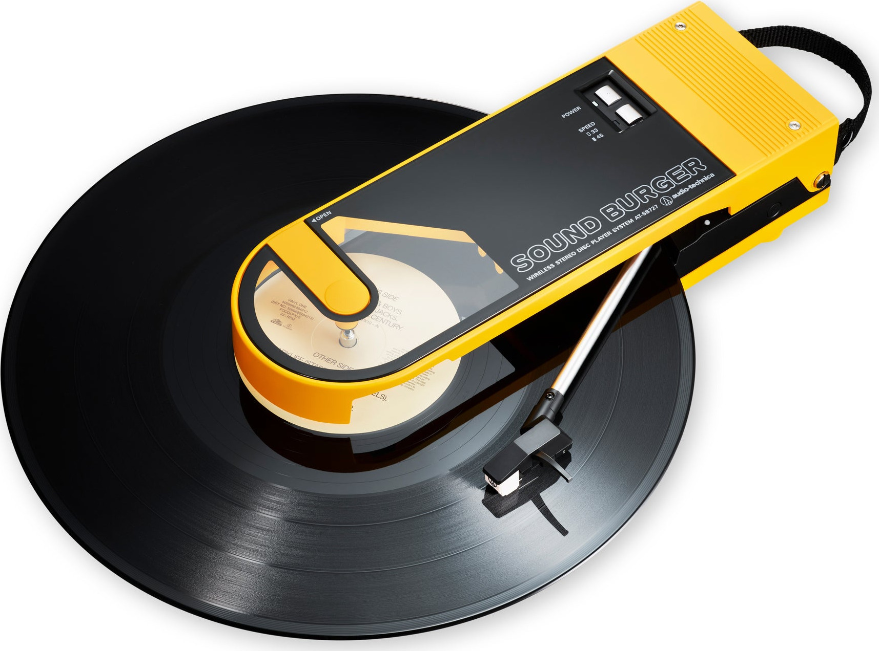 Audio-Technica Sound Burger Portable Turntable AT-SB727-YL