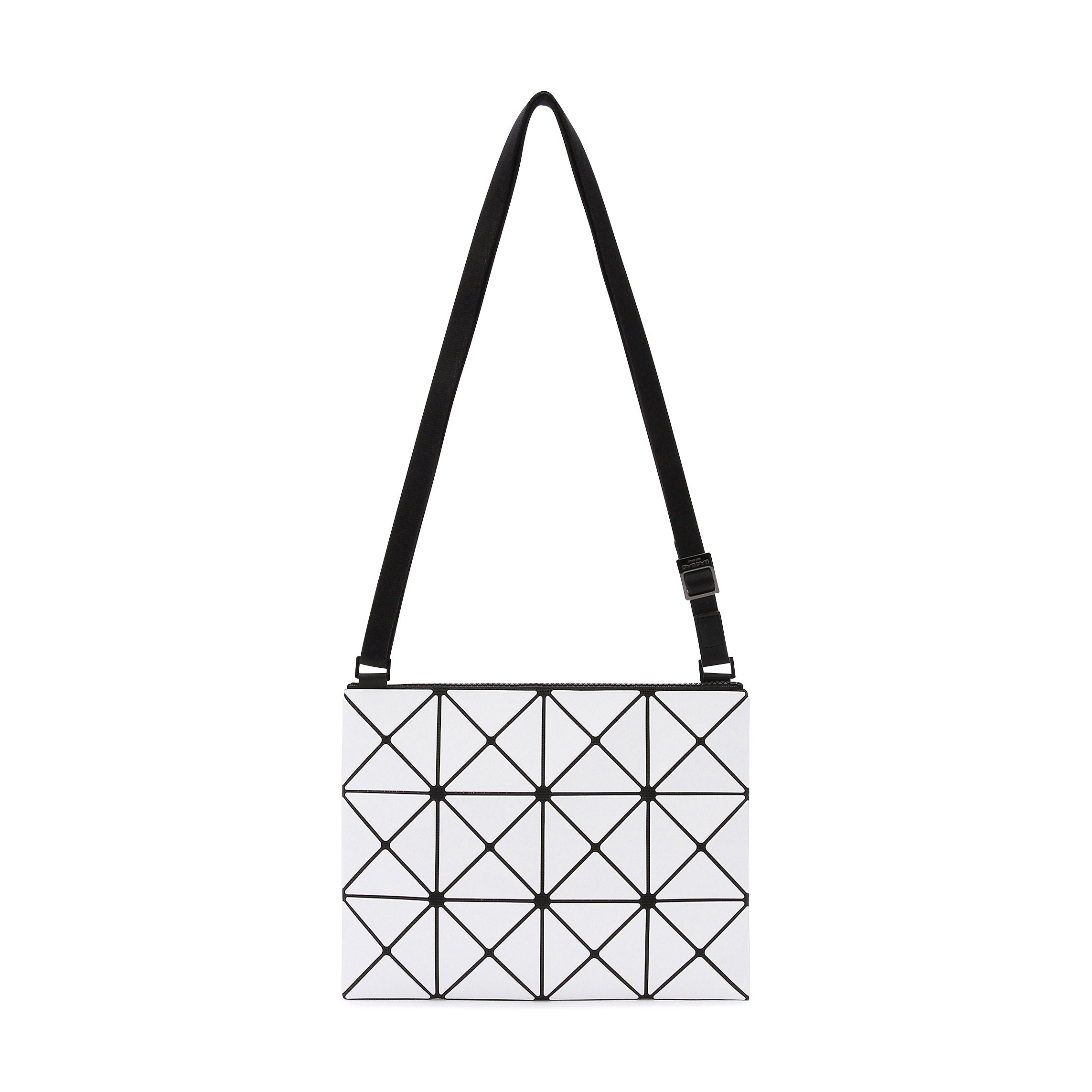 BAO BAO ISSEY MIYAKE Lucent Basic Crossbody Bag – White