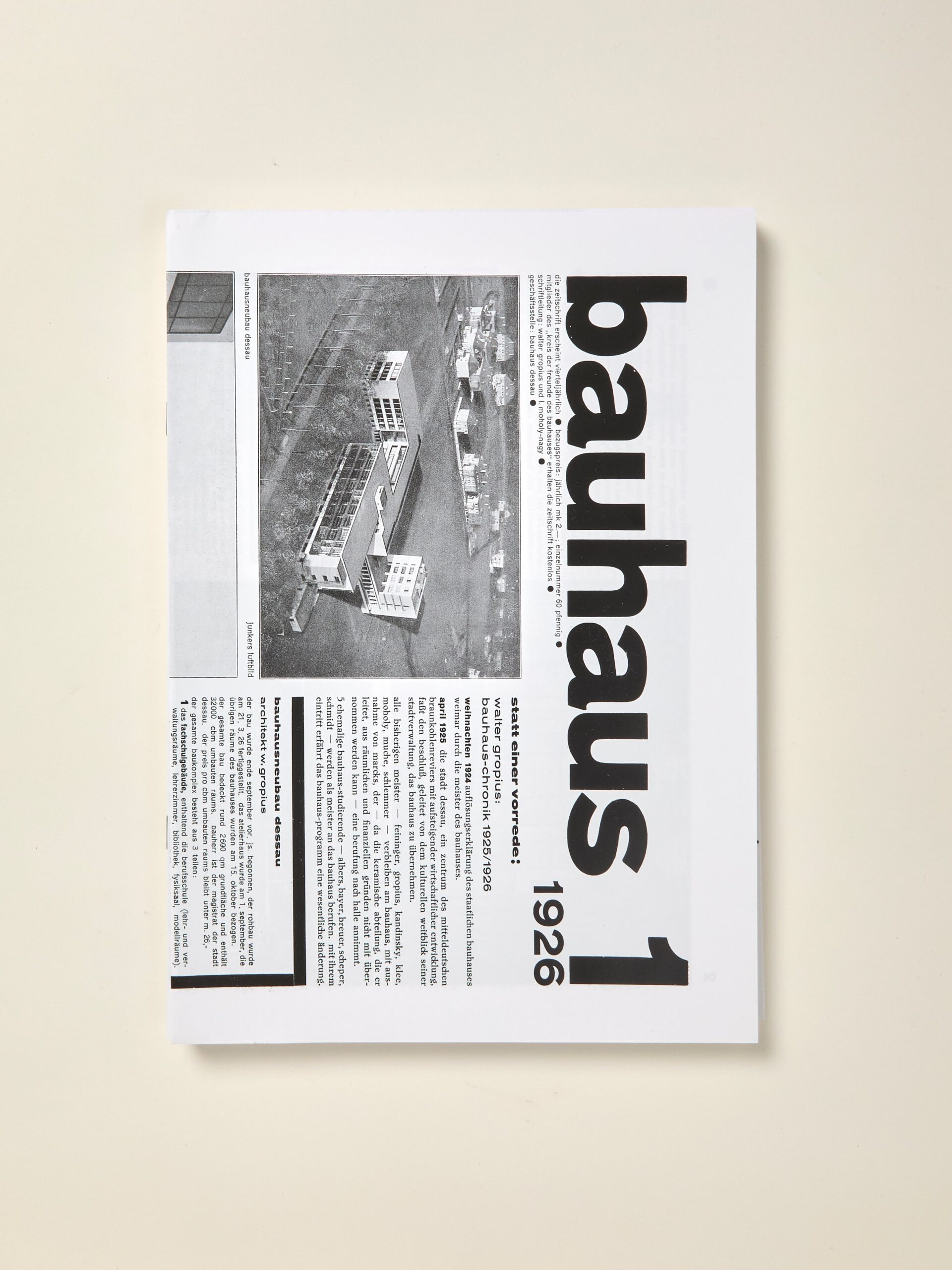 Bauhaus Journal 1926-1931 Facsimile Edition