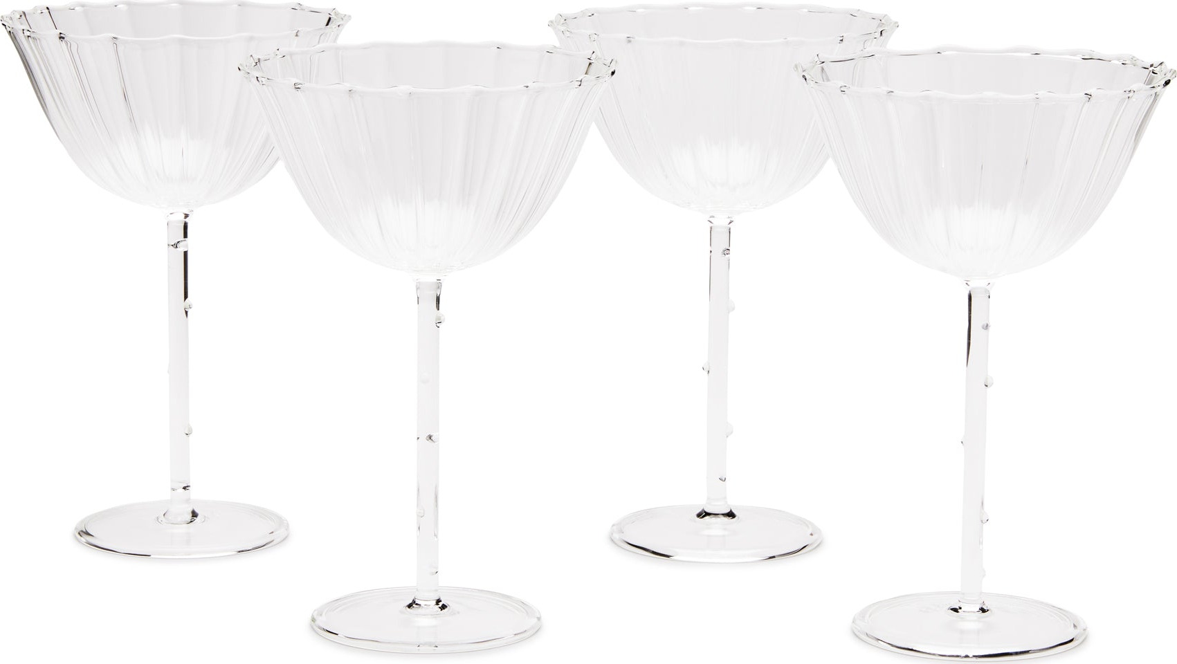 Bouquet Glass Stemware – Set of 4 – Coupe