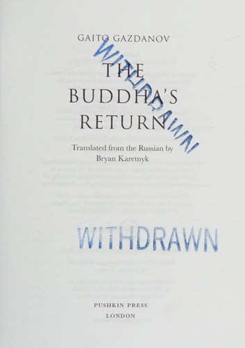 Buddha’s Return cover