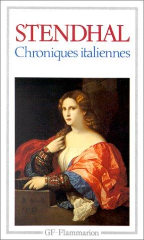 CHRONIQUES ITALIENNES cover