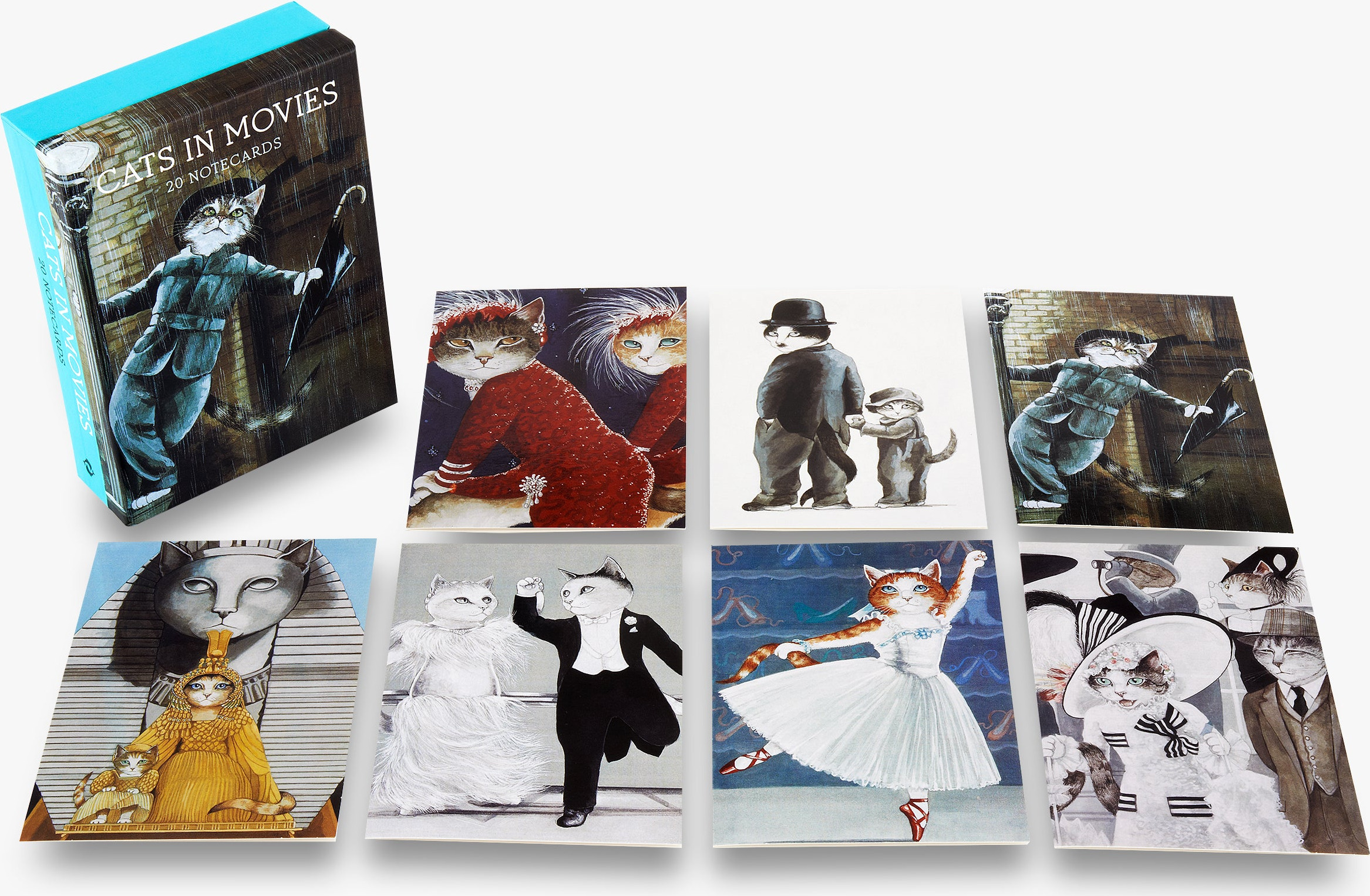 Cats in Movies: Notecards