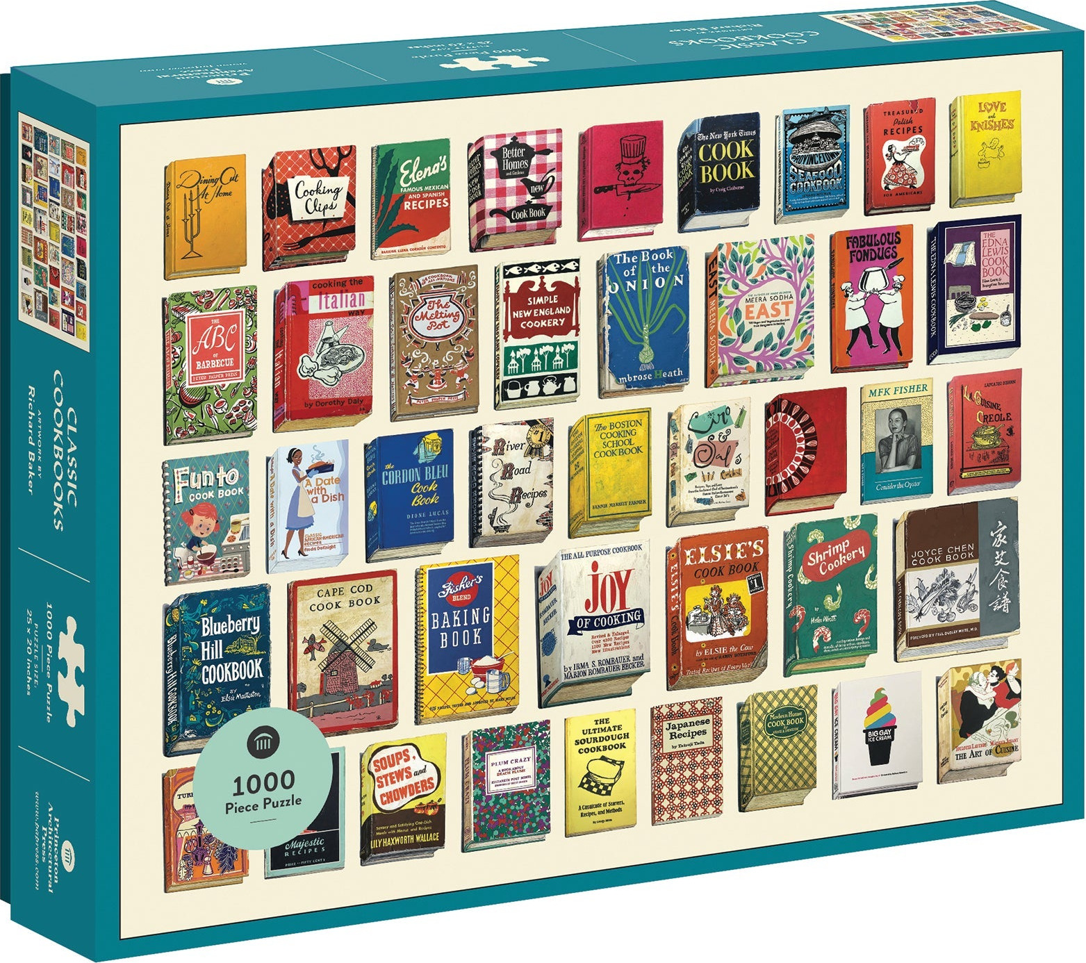 Classic Cookbooks 1000 Piece Puzzle