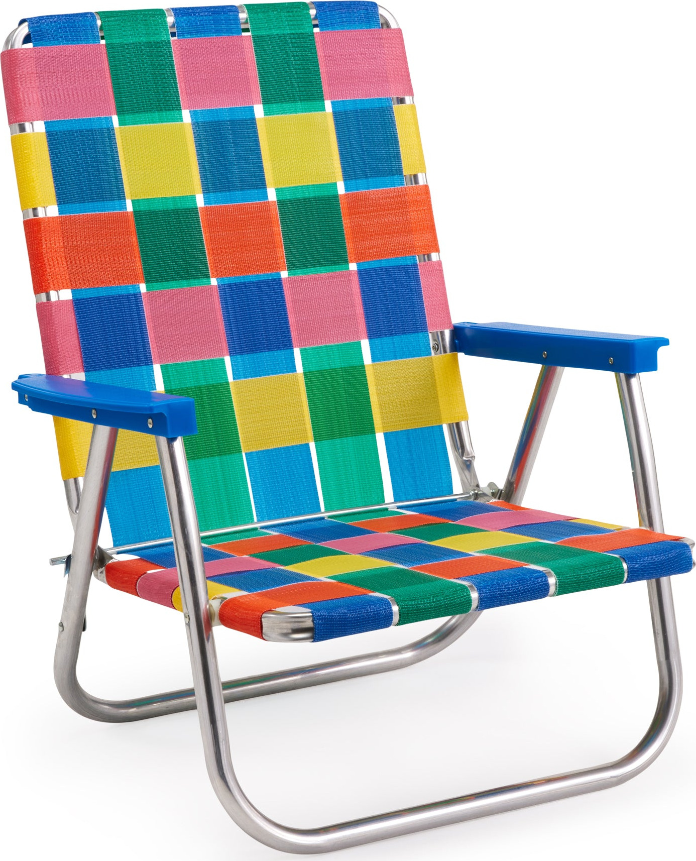Classic Lawn Chair – Retro Rainbow