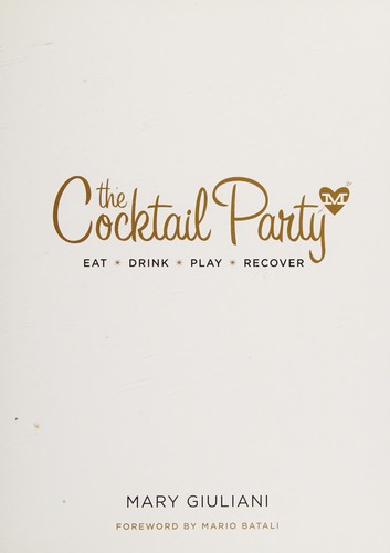 Cocktail Party: Eat Drink Play Recover cover