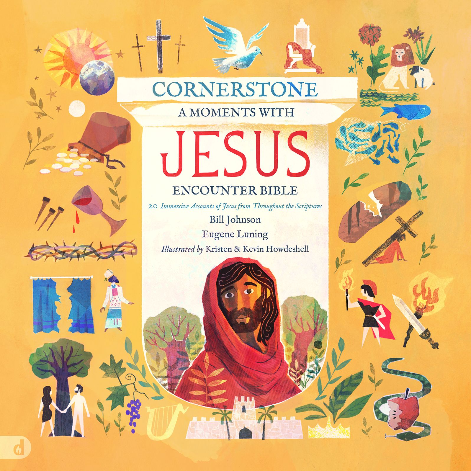 Cornerstone: A Moments with Jesus Encounter Bible: 20 Immersive Accounts of Jesus from Throughout the Scriptures cover