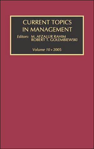 Current Topics in Management: Volume 10 cover