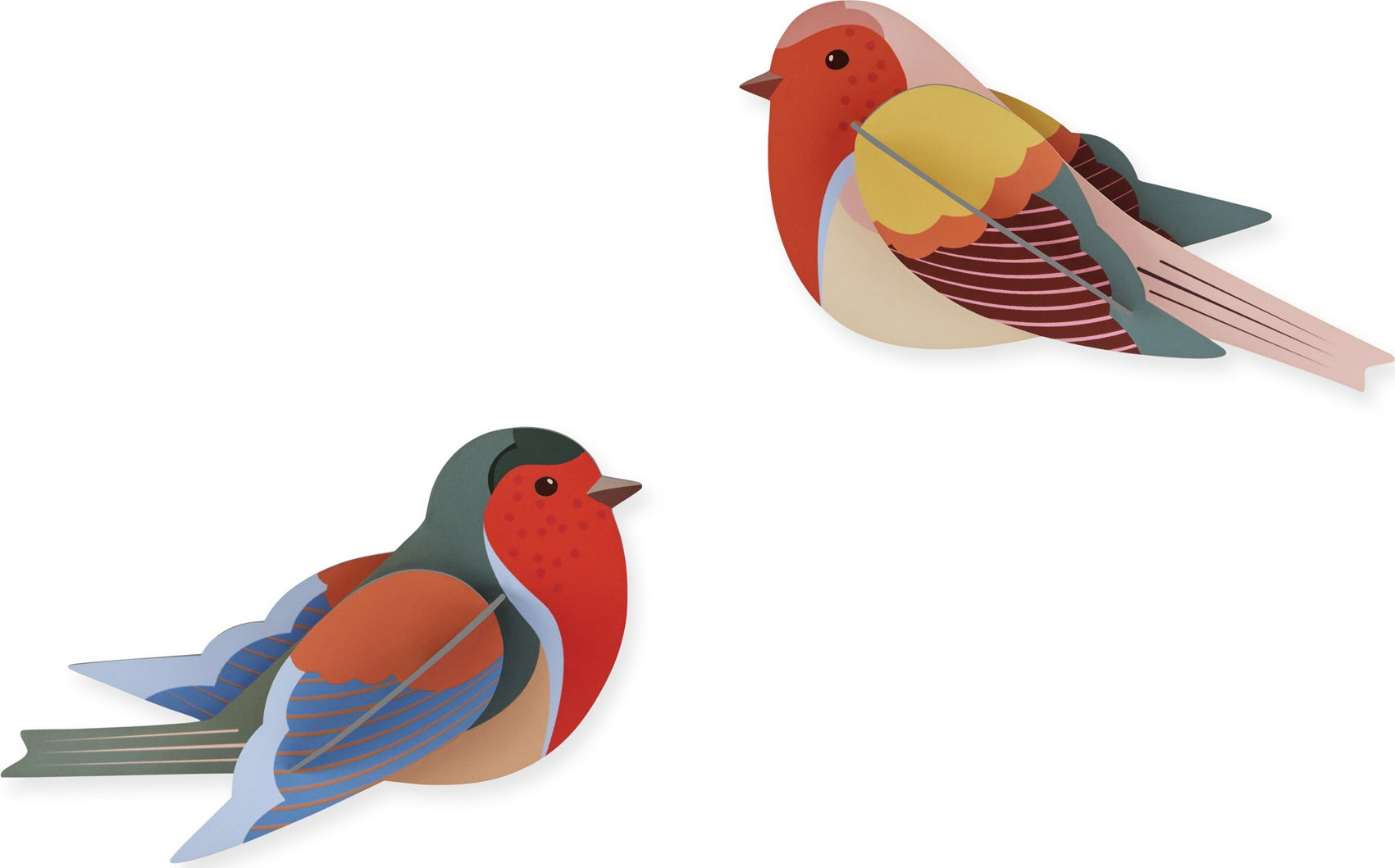 DIY Garden Bird Wall Art Kits – Robins