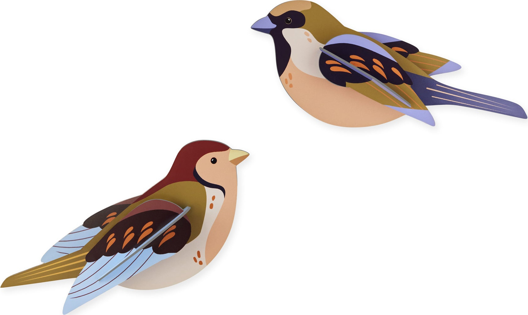 DIY Garden Bird Wall Art Kits – Sparrows