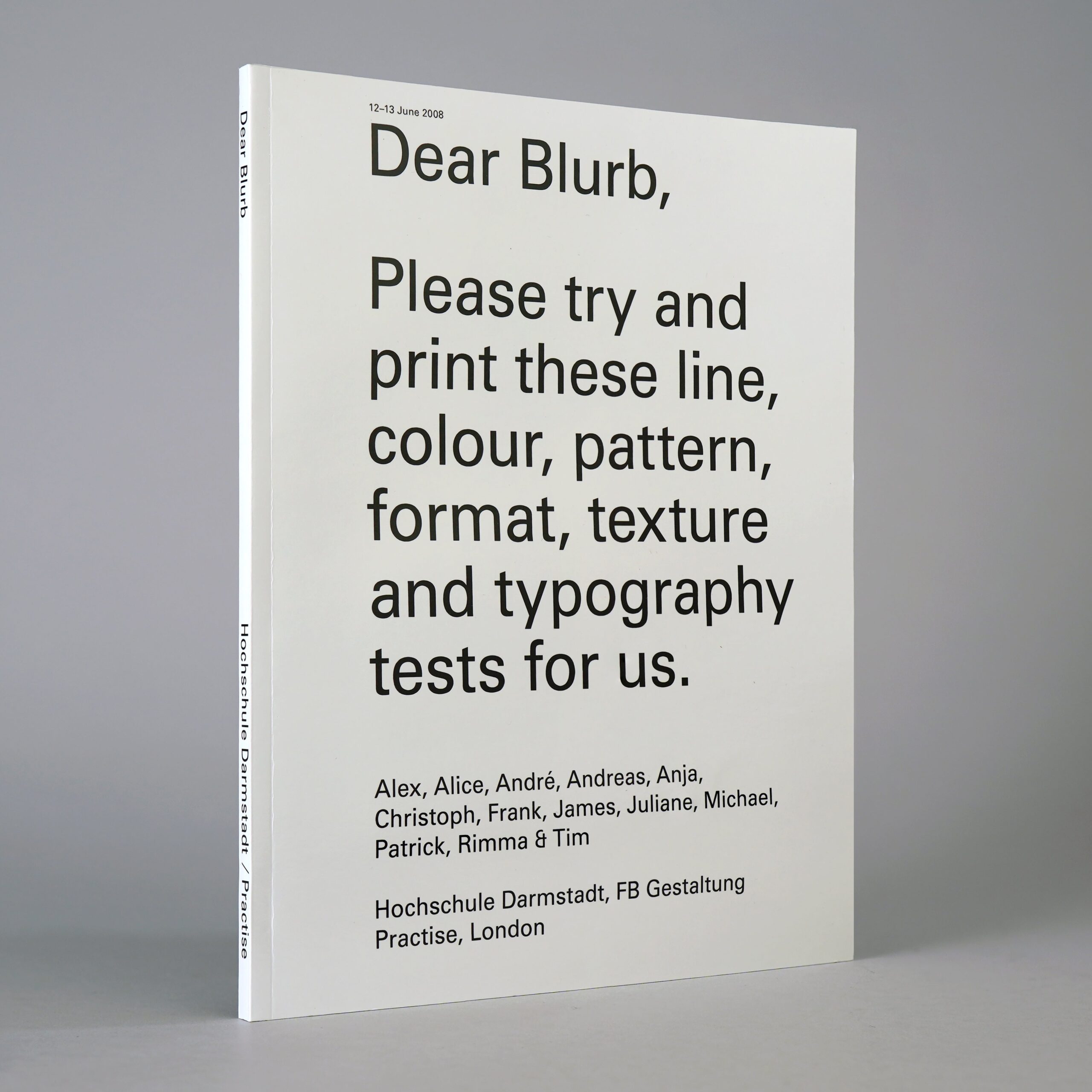 Dear Blurb