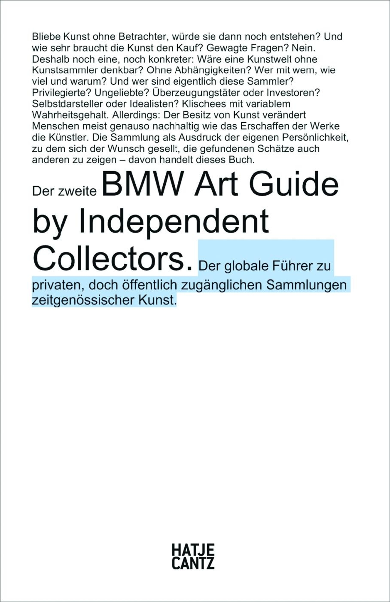 Der zweite BMW Art Guide by Independent Collectors