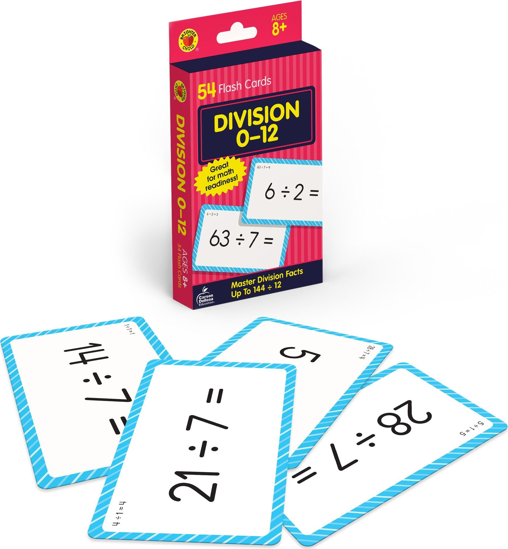 Division 0 to 12 Flash Cards cover