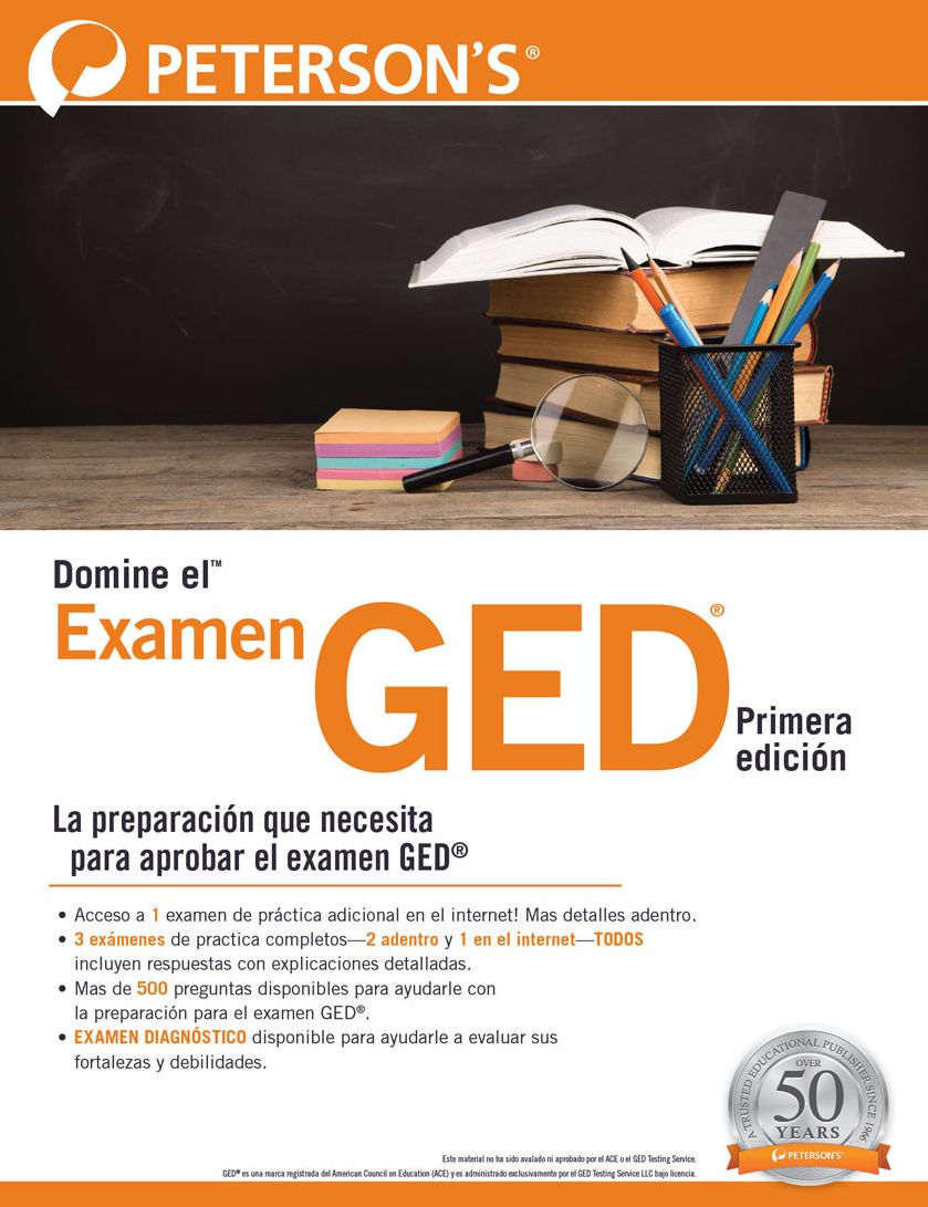 Domine el Examen del GED®, Primera Edición: (Master the GED® Test, 1st Edition, in Spanish) cover