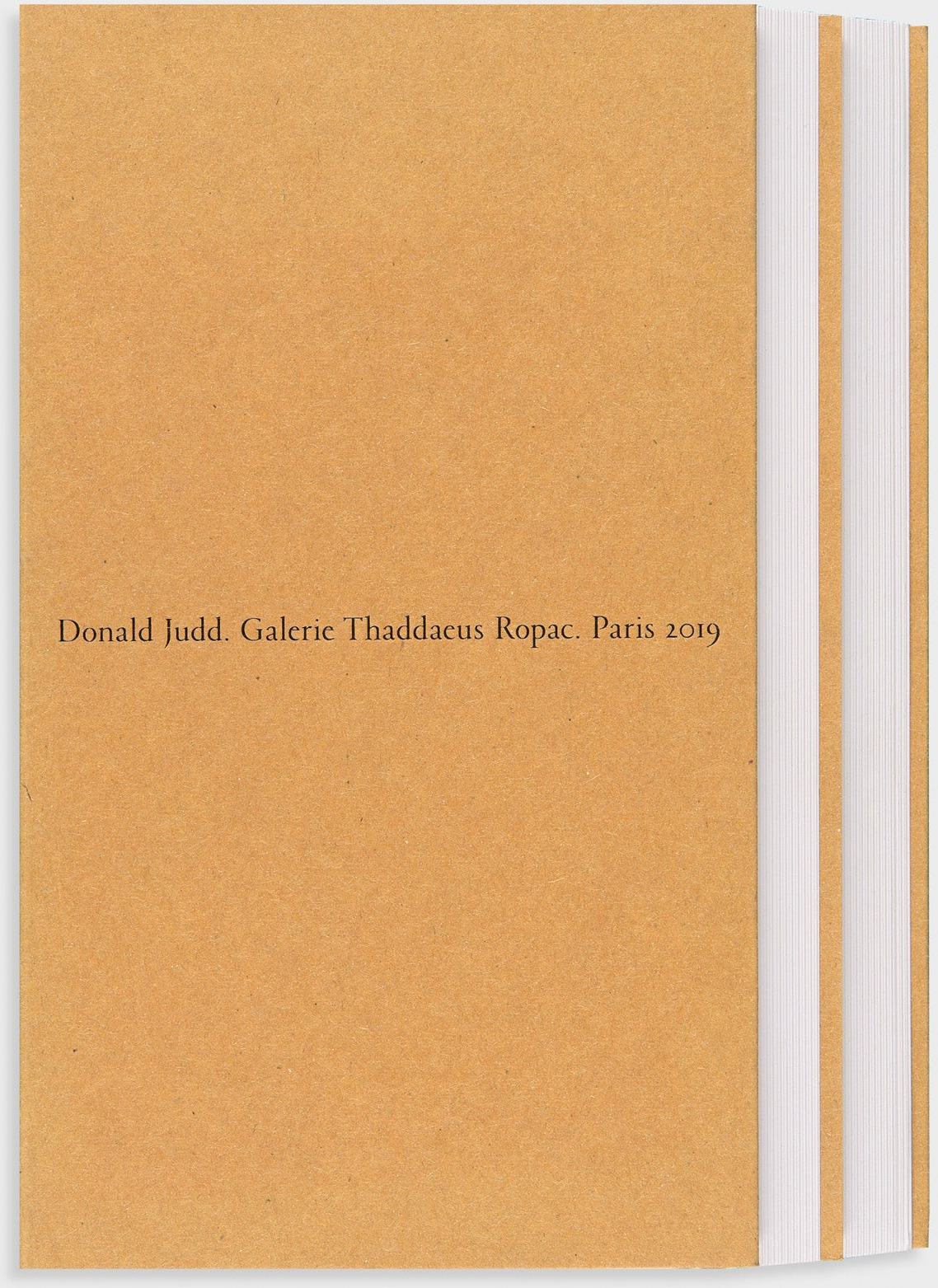 Donald Judd: Galerie Thaddaeus Ropac, Paris 2019