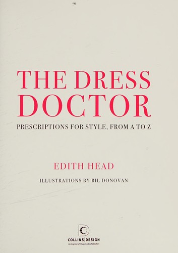 Dress Doctor: Prescriptions for Style, from A to Z cover