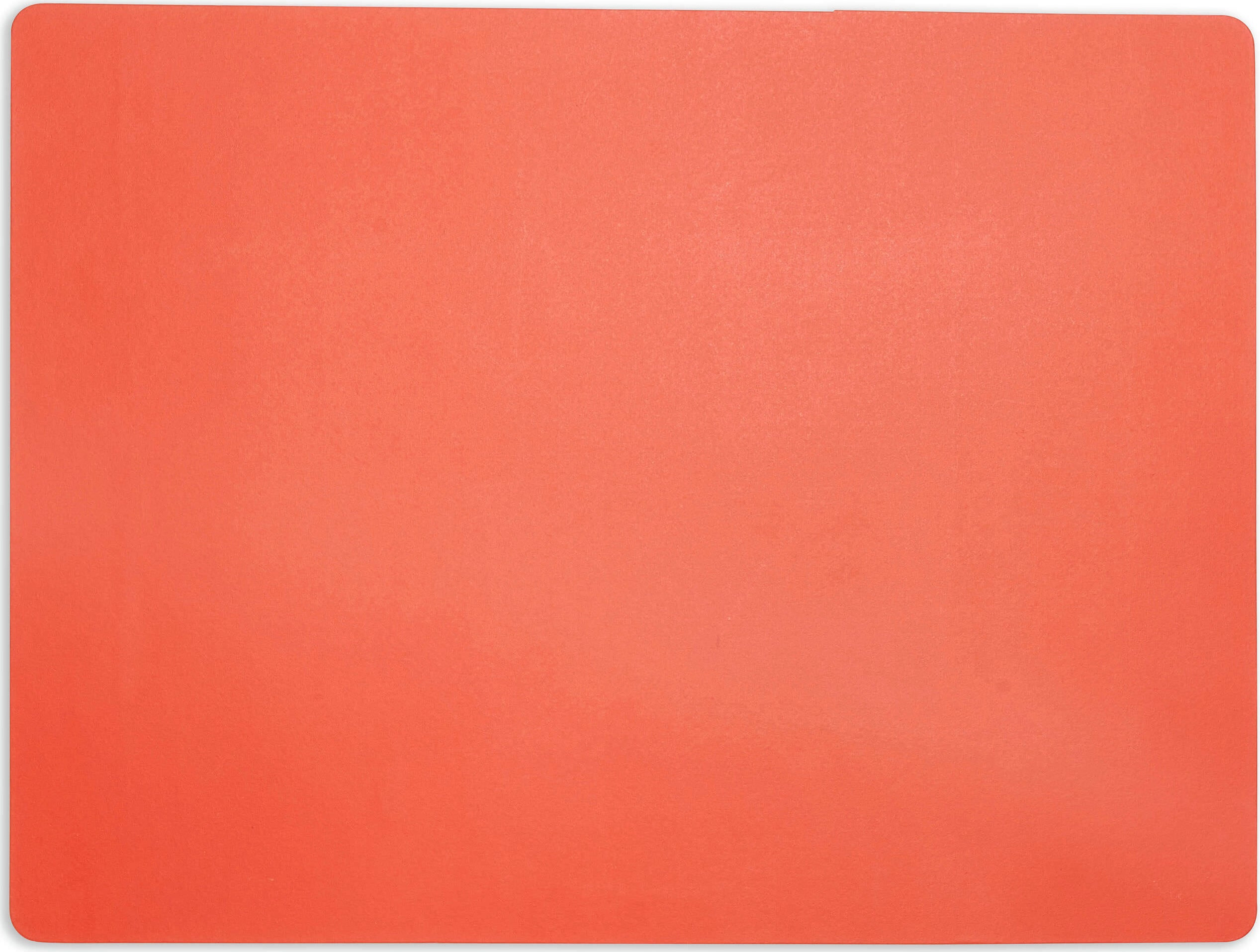 Dual-Sided Recycled Leather Placemat – Red/ Charcoal