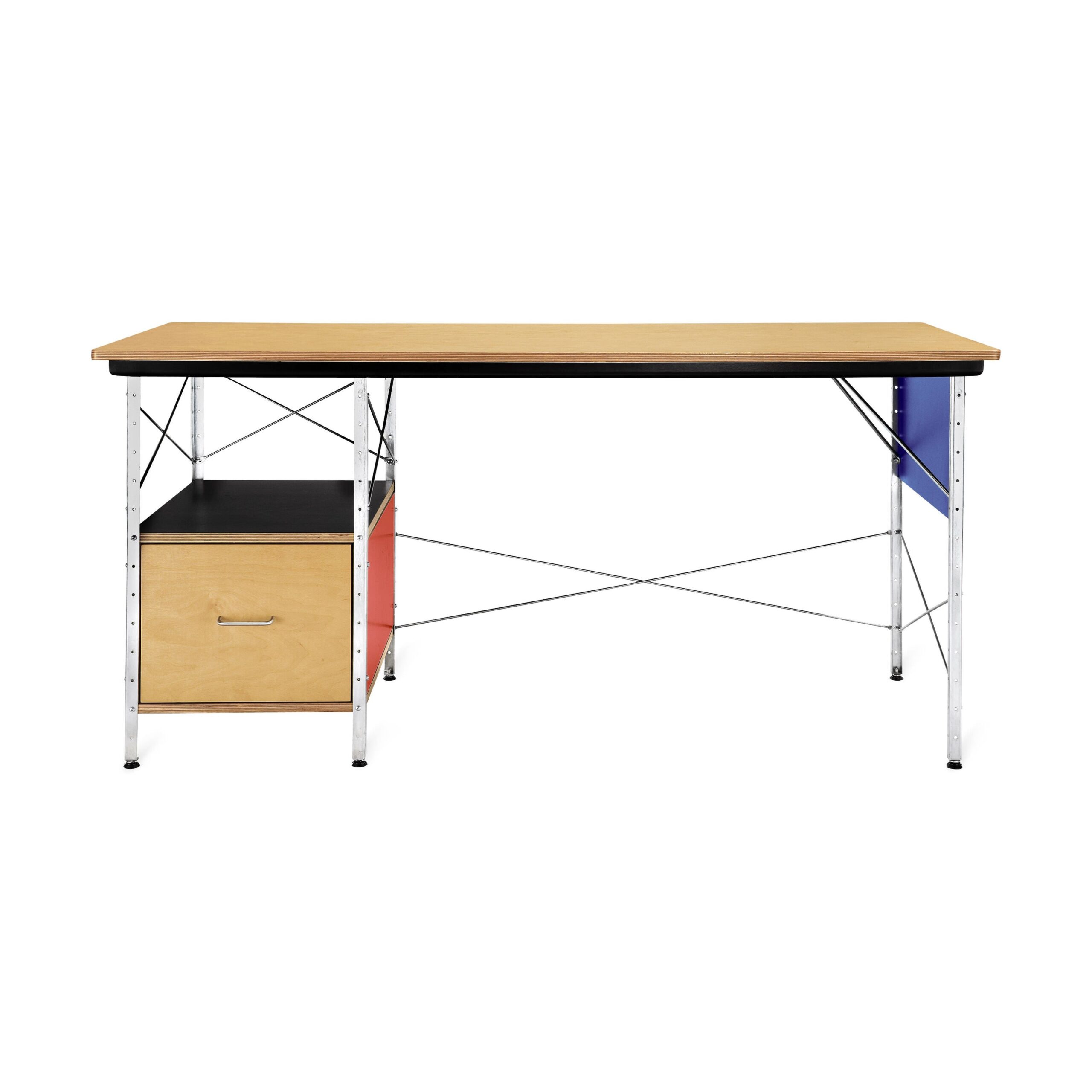Eames Desk from Herman Miller – Red/ Blue