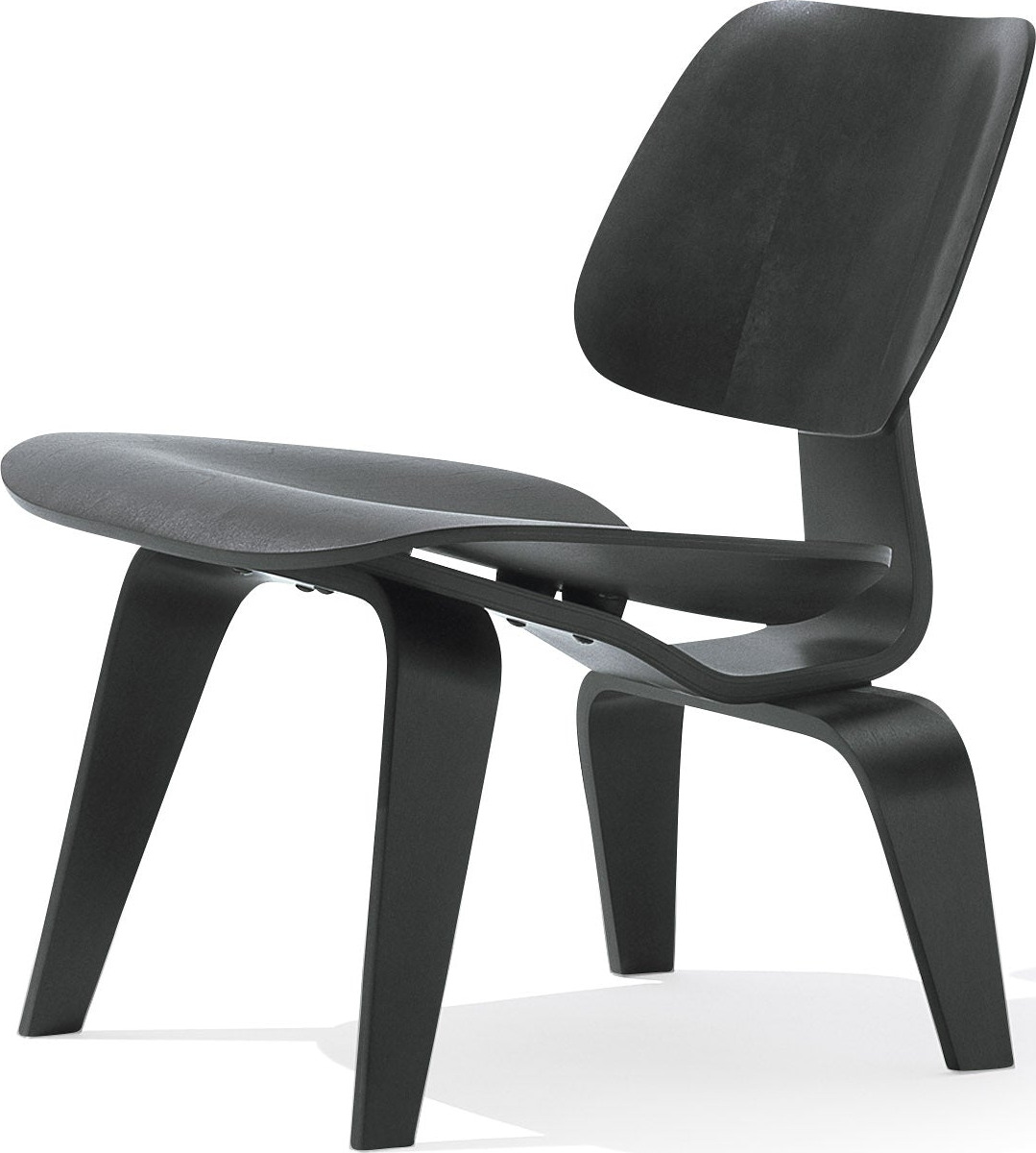 Eames® Molded Plywood Lounge Chair (LCW) from Herman Miller – Ebony