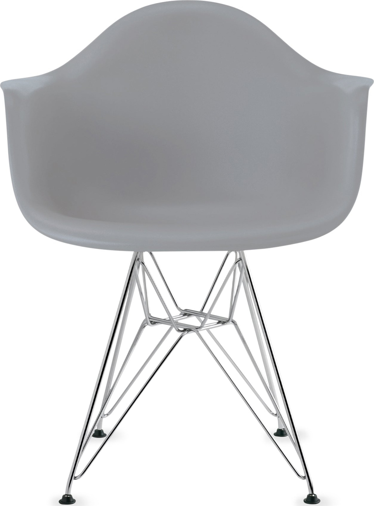 Eames® Molded Recycled Plastic Armchair from Herman Miller – Light Gray