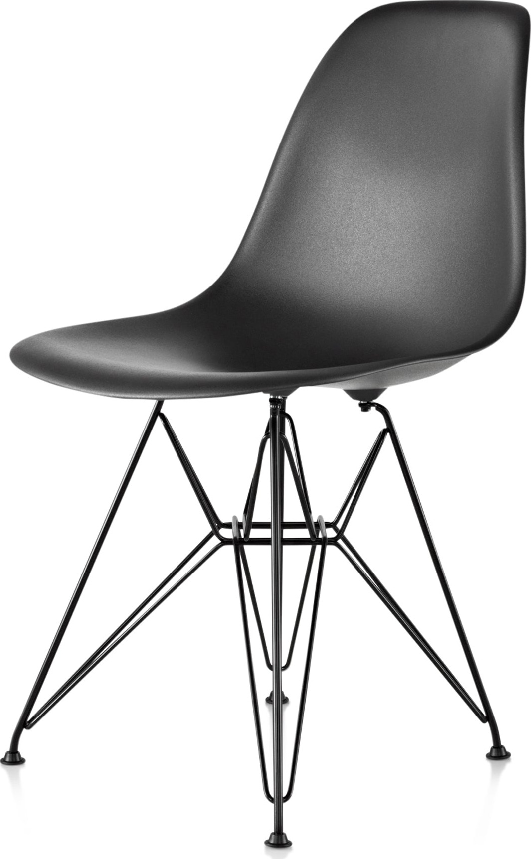 Eames® Molded Recycled Plastic Side Chair – Black