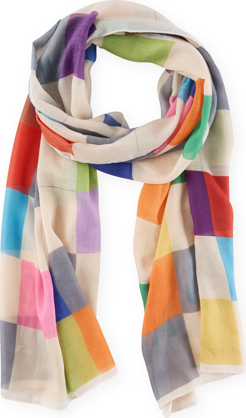 Ellsworth Kelly Hundred Panels Recycled Polyester Scarf