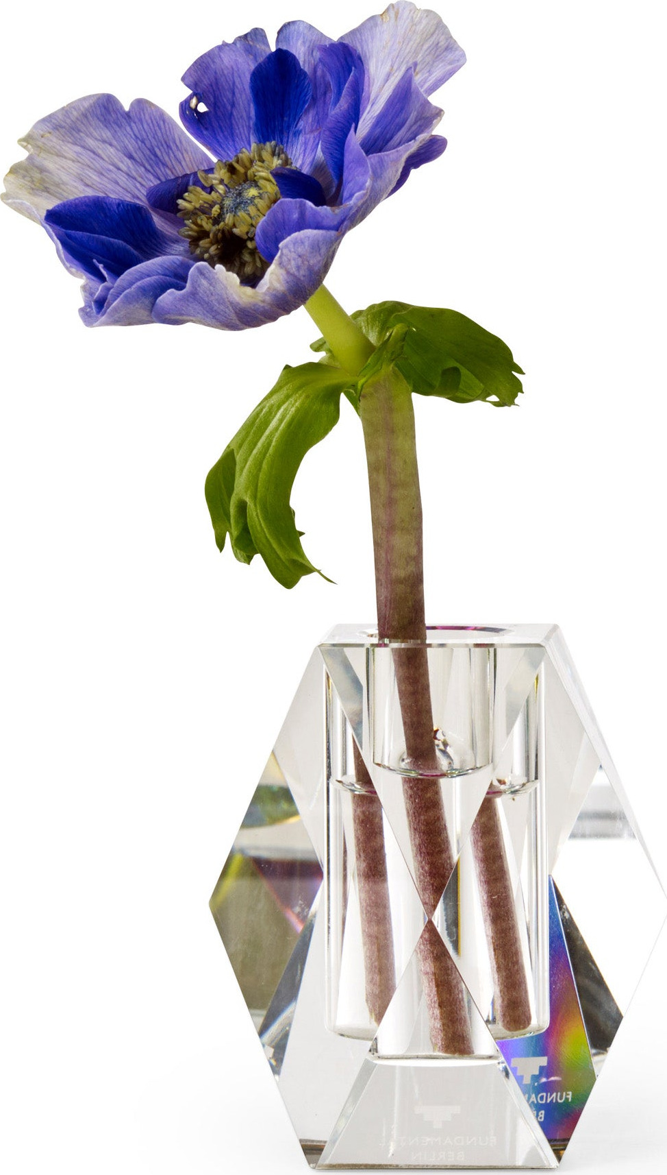 Faceted Crystal Vase – Small