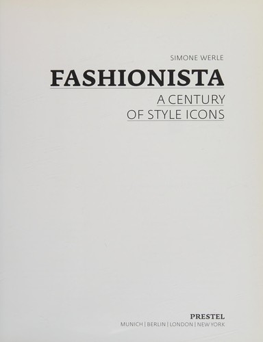 Fashionista: A Century of Style Icons cover
