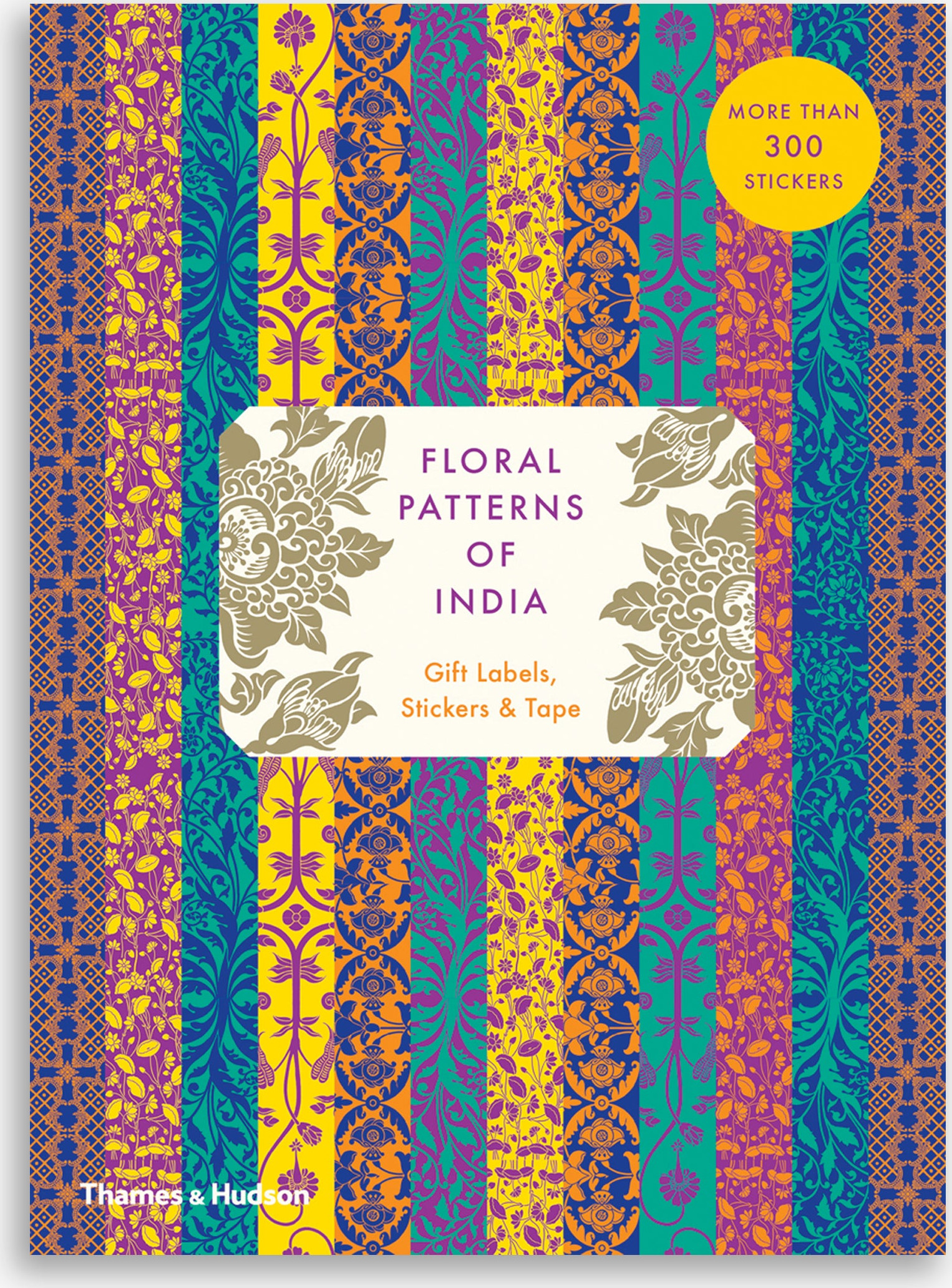 Floral Patterns of India: Sticker & Tape Book cover