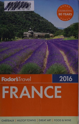 Fodor’s France (2016) cover